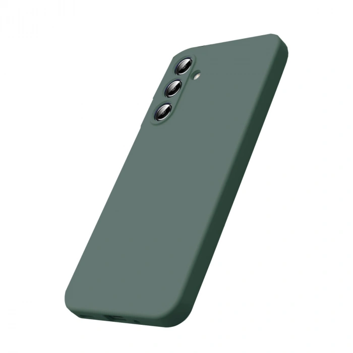 Samsung Galaxy S25 Fe First Silikon - Koyu Yeşil