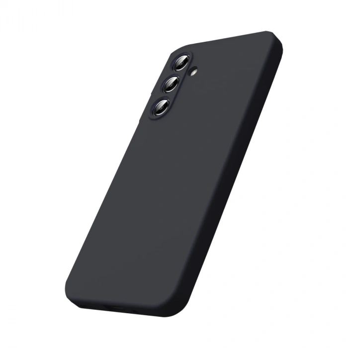 Samsung Galaxy S25 Fe Nano İçi Kadife Silikon - Siyah