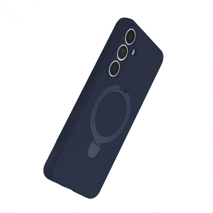 Samsung Galaxy S25 Fe Regal Magsafe Standlı Kapak - Lacivert