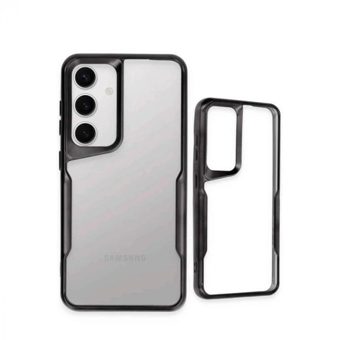 Samsung Galaxy S25 Kılıf Boyi Silikon Kapak - Siyah