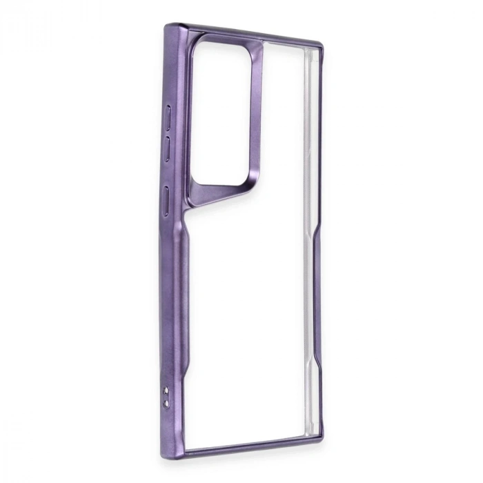 Samsung Galaxy S25 Ultra Kılıf Boyi Silikon Kapak - Derin Mor