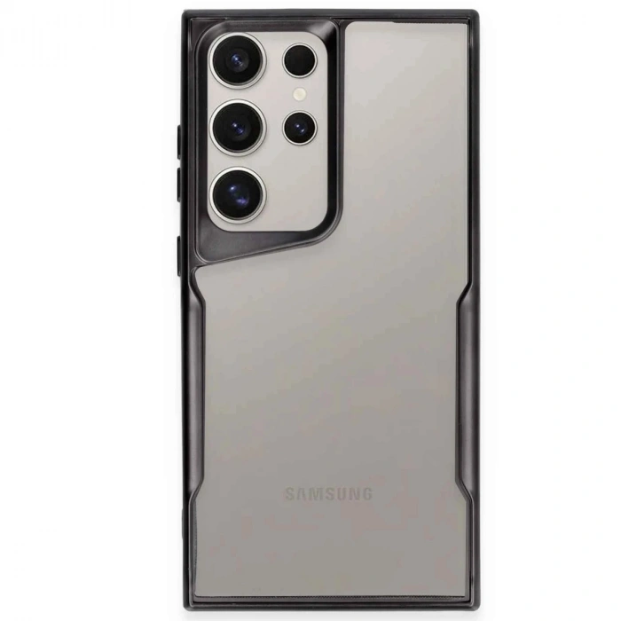 Samsung Galaxy S25 Ultra Kılıf Boyi Silikon Kapak - Siyah