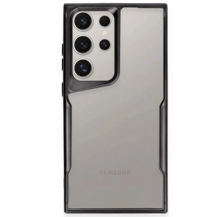 Samsung Galaxy S25 Ultra Kılıf Boyi Silikon Kapak - Siyah