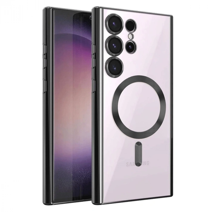 Samsung Galaxy S25 Ultra Kılıf Kross Magneticsafe Kapak - Siyah