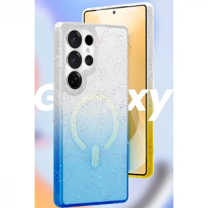Samsung Galaxy S25 Ultra Pummel Shiny Magsafe Kapak - Mor