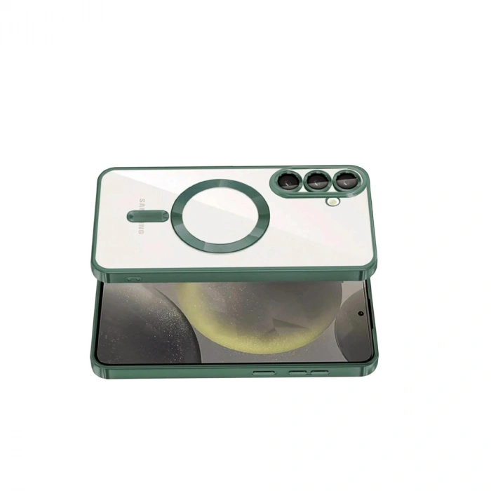 Samsung Galaxy S26 Kross Magneticsafe Kapak - Koyu Yeşil