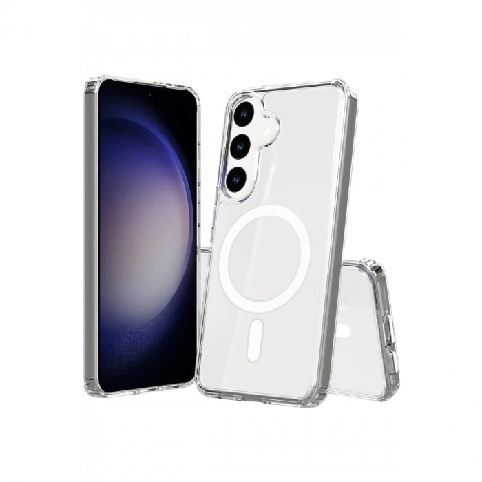 Samsung Galaxy S26 Magneticsafe Şeffaf Silikon - Şeffaf
