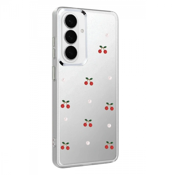 Samsung Galaxy S26 Plus Fiyonk Desenli Kapak - Desen 9