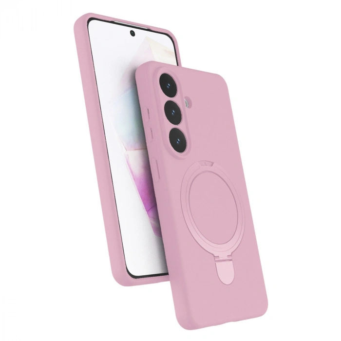 Samsung Galaxy S26 Plus Regal Magsafe Standlı Kapak - Açık Pembe