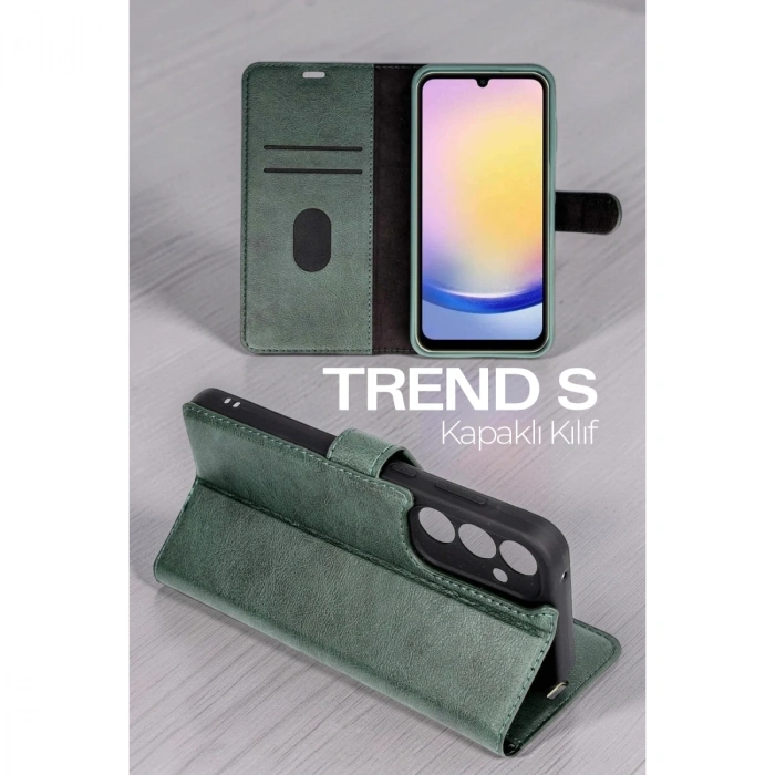 Samsung Galaxy S26 Plus Trend S Plus Kapaklı Kılıf - Siyah