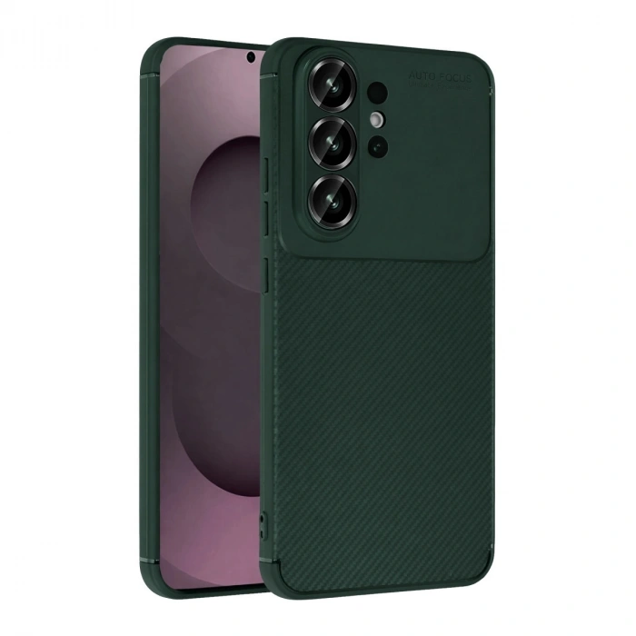 Samsung Galaxy S26 Ultra Auto Focus Karbon Kapak - Koyu Yeşil