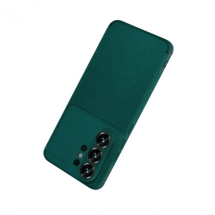 Samsung Galaxy S26 Ultra Auto Focus Karbon Kapak - Koyu Yeşil