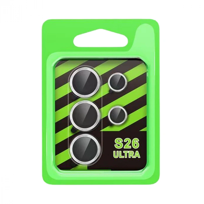 Samsung Galaxy S26 Ultra Raze Metal Kamera Lens - Gümüş