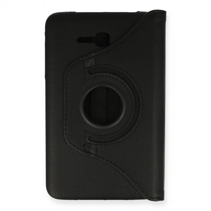 Samsung Galaxy T110 / T113 Tab 3 Lite 7 Kılıf 360 Tablet Deri Kılıf - Siyah