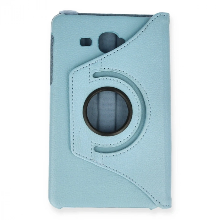 Samsung Galaxy T280 Tab A 7 Kılıf 360 Tablet Deri Kılıf - Turkuaz