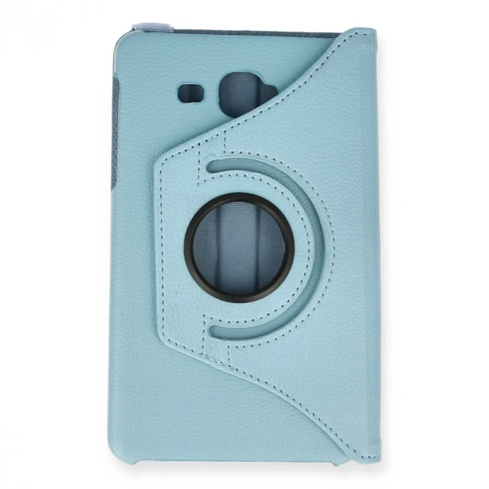 Samsung Galaxy T280 Tab A 7 Kılıf 360 Tablet Deri Kılıf - Turkuaz