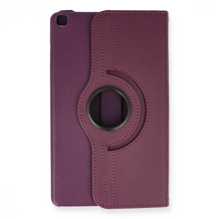 Samsung Galaxy T290 Tab A 8 Kılıf 360 Tablet Deri Kılıf - Mürdüm