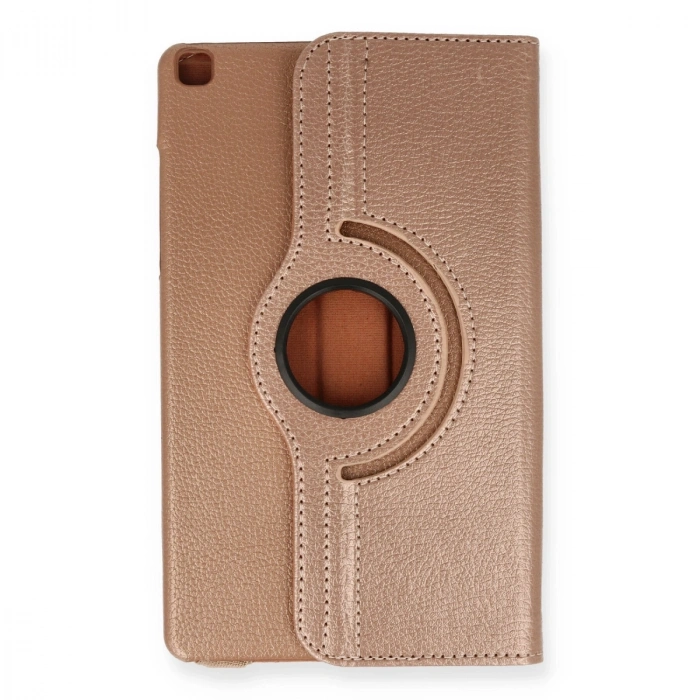 Samsung Galaxy T290 Tab A 8 Kılıf 360 Tablet Deri Kılıf - Rose Gold