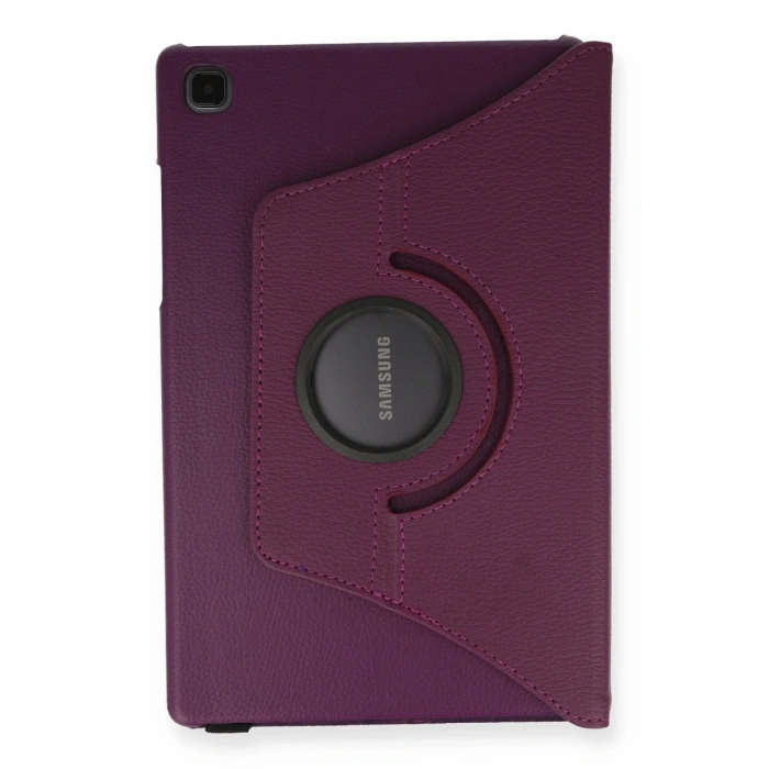 Samsung Galaxy T500 Tab A7 10.4 Kılıf 360 Tablet Deri Kılıf - Mürdüm