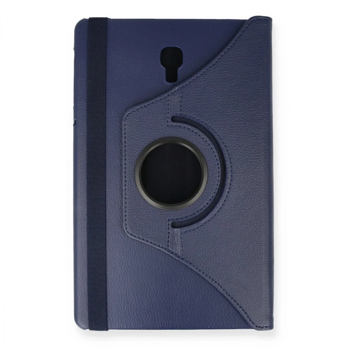 Samsung Galaxy T590 Tab A 10.5 Kılıf 360 Tablet Deri Kılıf - Lacivert