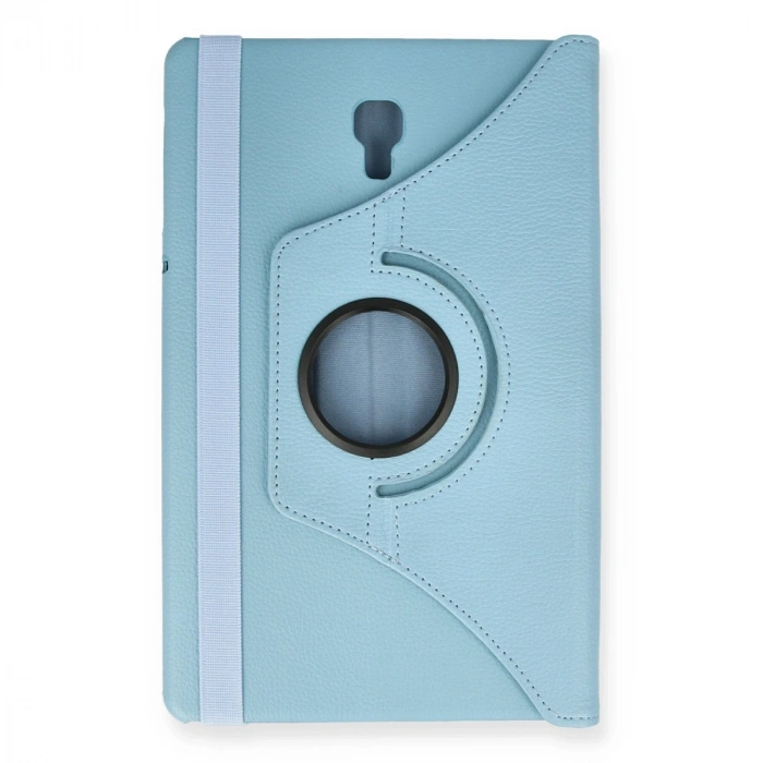 Samsung Galaxy T590 Tab A 10.5 Kılıf 360 Tablet Deri Kılıf - Turkuaz