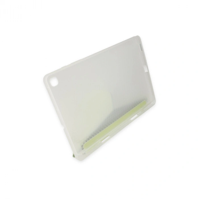 Samsung Galaxy T737 Tab S7 Fe 12.4 Kılıf Kalemlikli Mars Tablet Kılıfı - Açık Yeşil