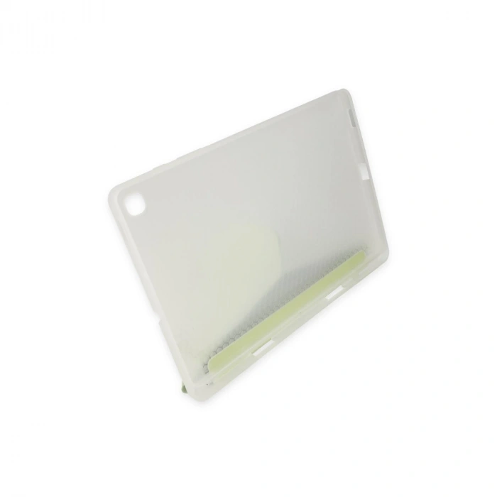 Samsung Galaxy T737 Tab S7 Fe 12.4 Kılıf Kalemlikli Mars Tablet Kılıfı - Açık Yeşil