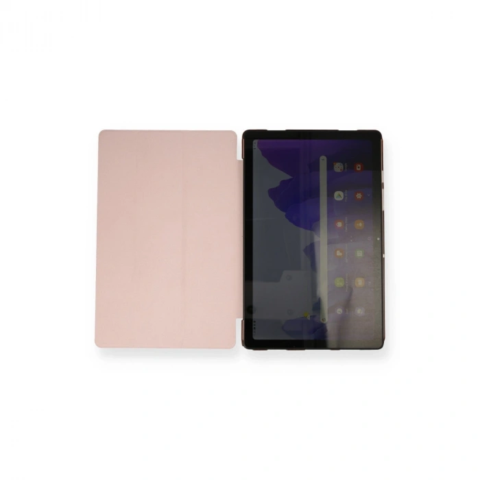 Samsung Galaxy T970 Tab S7 Plus 12.4 Kılıf Tablet Smart Kılıf - Rose Gold