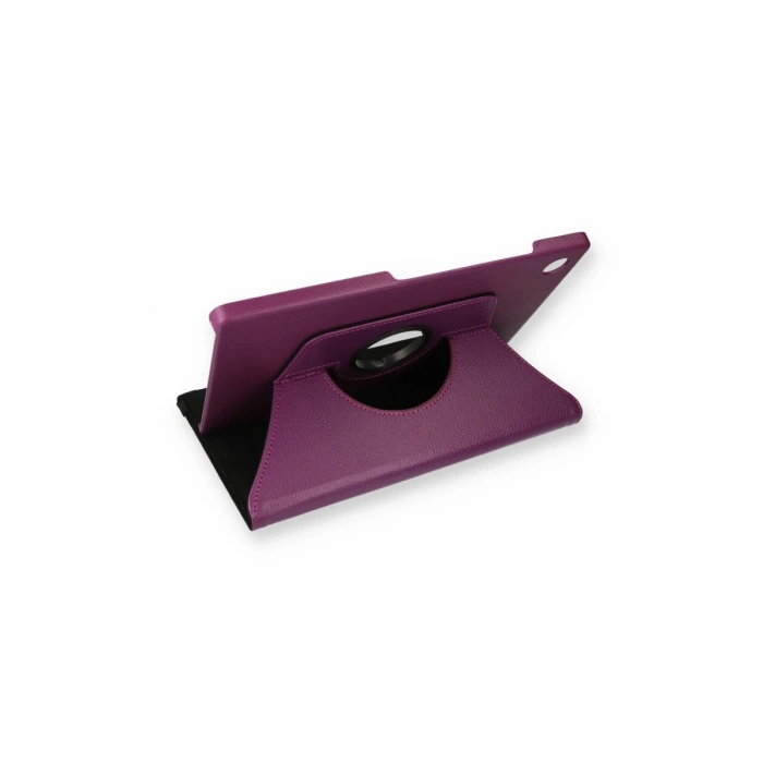 Samsung Galaxy Tab A9 Kılıf 360 Tablet Deri Kılıf - Mürdüm