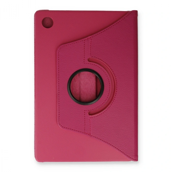Samsung Galaxy Tab A9 Kılıf 360 Tablet Deri Kılıf - Pembe