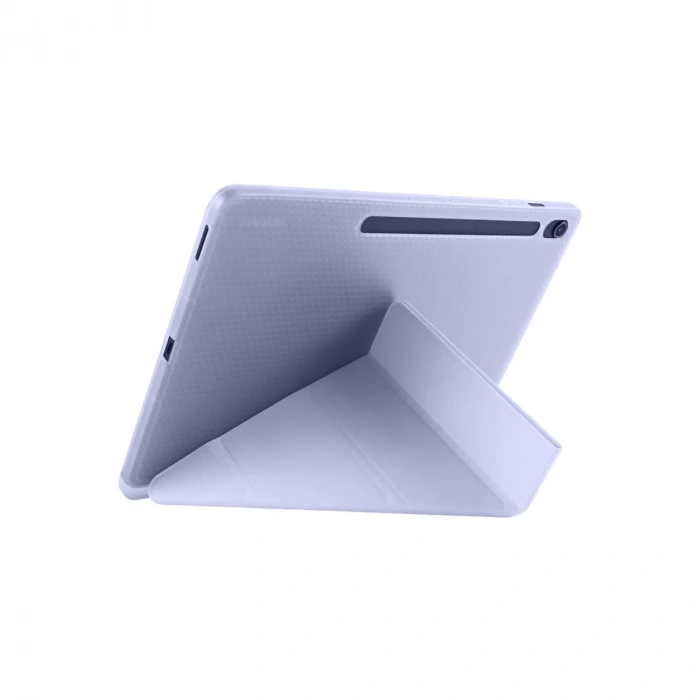 Samsung Galaxy Tab S10 Fe Plus 13.1 Kalemlikli Hugo Tablet Kılıfı - Açık Mor