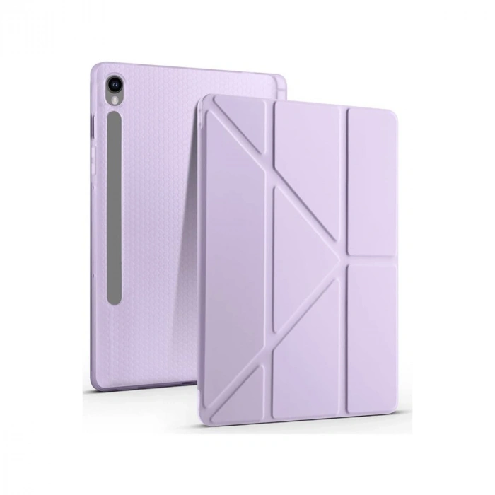 Samsung Galaxy Tab S10 Fe Plus 13.1 Kalemlikli Mars Tablet Kılıfı - Lila