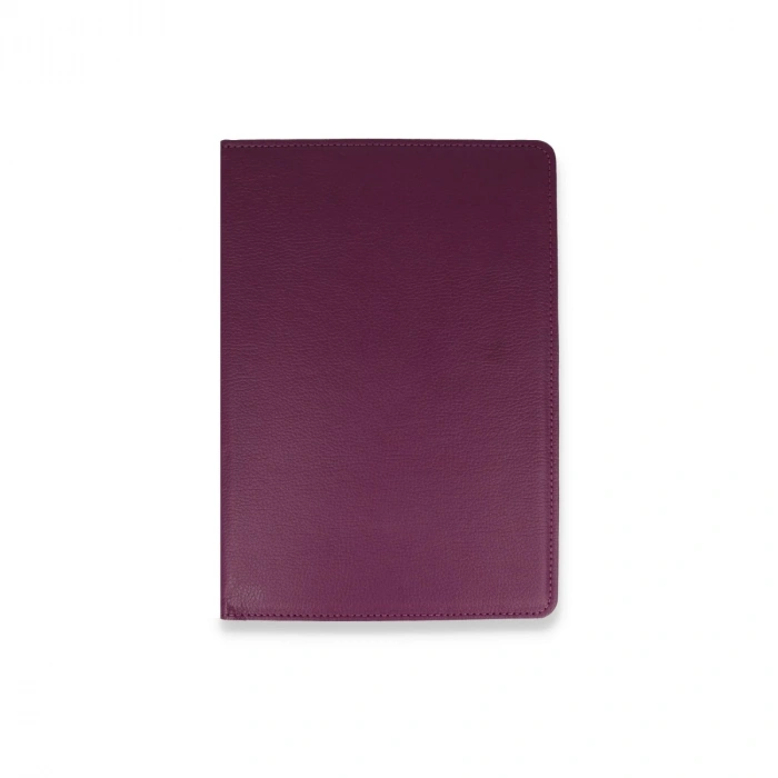 Samsung Galaxy X200 Tab A8 10.5 Kılıf 360 Tablet Deri Kılıf - Mürdüm