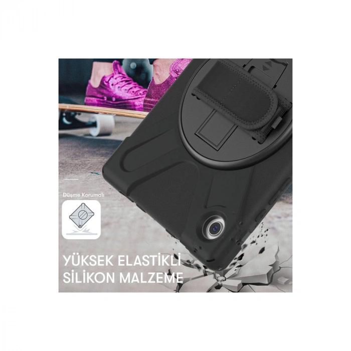 Samsung Galaxy X200 Tab A8 10.5 Kılıf Amazing Tablet Kapak - Mor