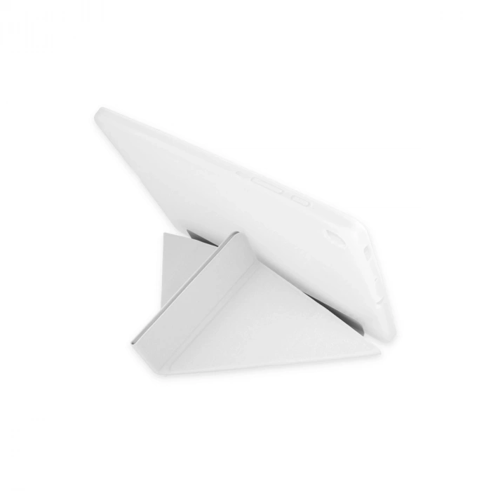 Samsung Galaxy X200 Tab A8 10.5 Kılıf Kalemlikli Mars Tablet Kılıfı - Gri