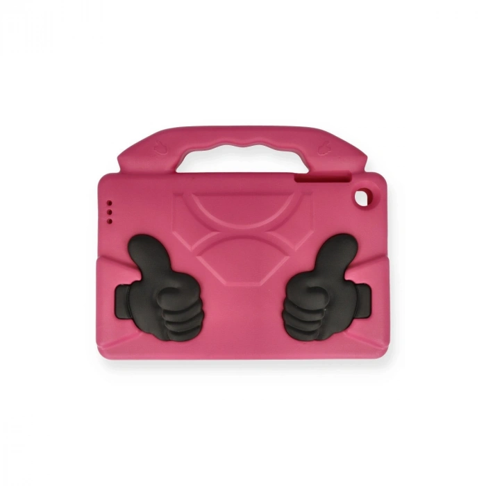 Samsung Galaxy X200 Tab A8 10.5 Kılıf Like Stantlı Tablet Silikon - Pembe