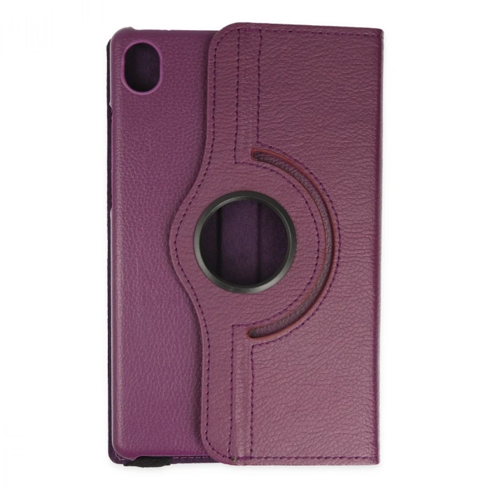 Samsung Galaxy X510 Tab S9 Fe 11 Kılıf 360 Tablet Deri Kılıf - Mürdüm