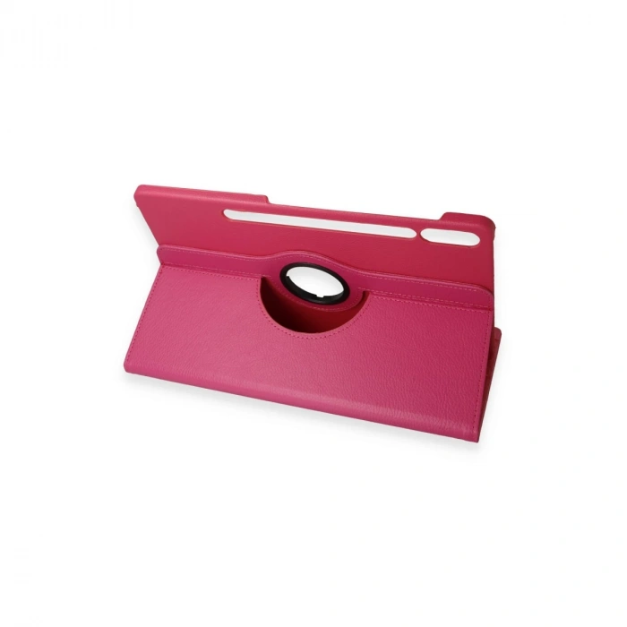 Samsung Galaxy X610 Tab S9 Fe Plus 12.4 Kılıf 360 Tablet Deri Kılıf - Pembe