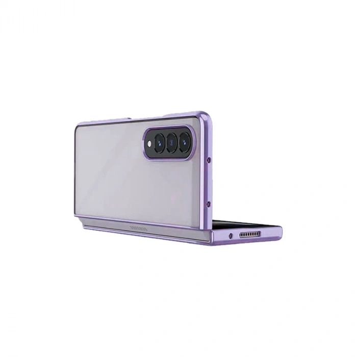 Samsung Galaxy Z Fold 4 Kılıf Fold Element Kapak - Mor