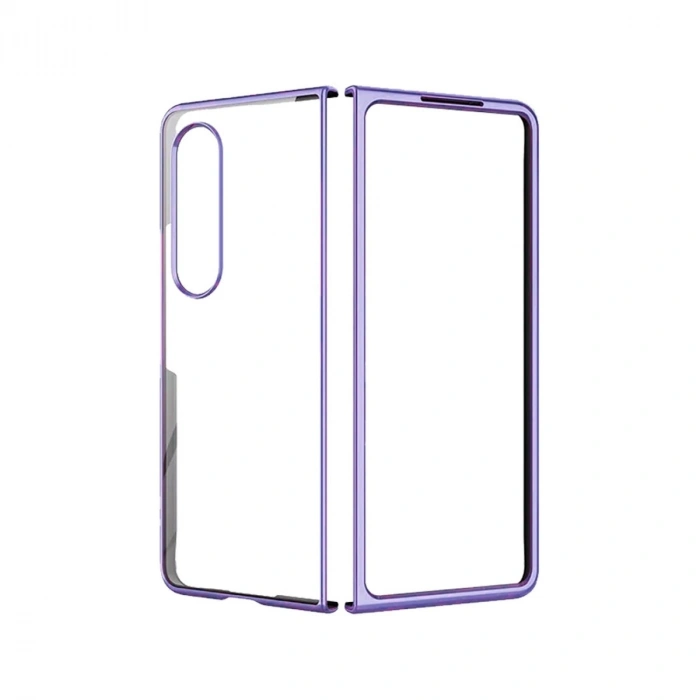 Samsung Galaxy Z Fold 4 Kılıf Fold Element Kapak - Mor