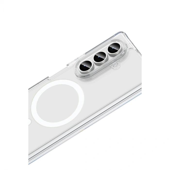 Samsung Galaxy Z Fold 7 Kılıf Magneticsafe Şeffaf Silikon - Şeffaf