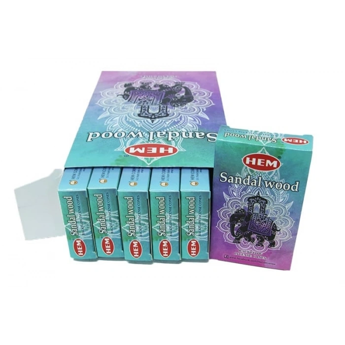 Sandalwood Back Flow Cones 10lu