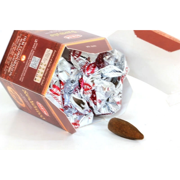 Sandalwood Back Flow Cones 40lı