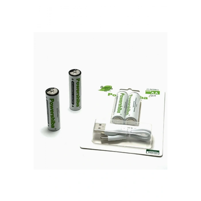 Şarj Edilebilir Pil Type-c Şarjlı Li-ıon Lityum Kalem Pil 2800mah/1.5v/aa Şarjlı Pil