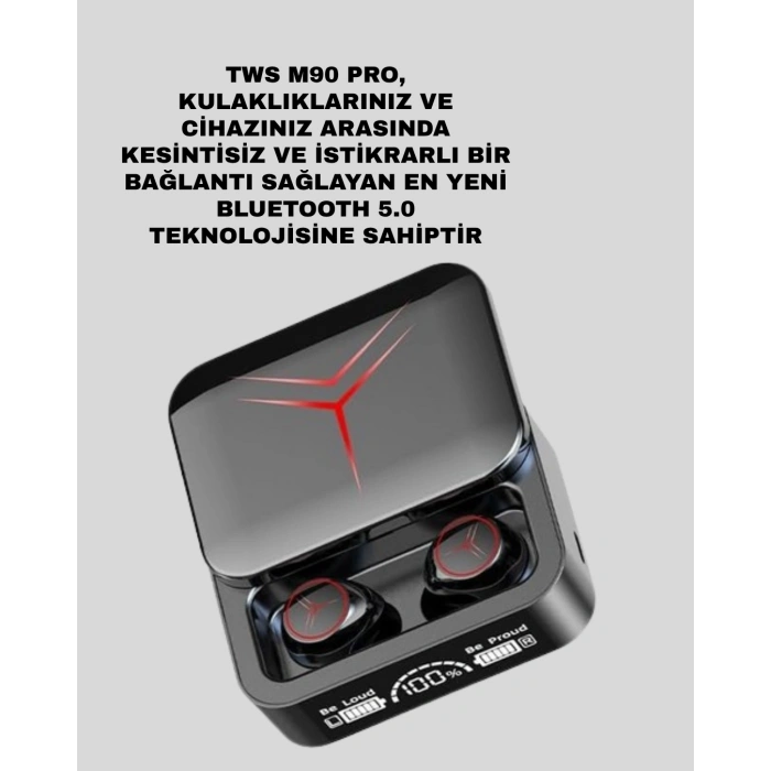 Şarj Kutulu Bluetooth 5.3 Kulaklık – Hızlı Eşleşme Ve Net Görüşme Kalitesi