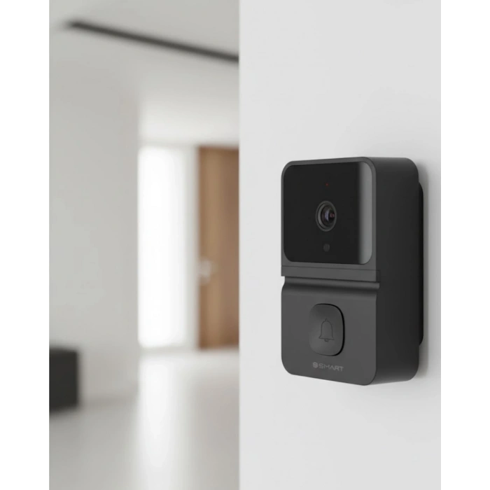 Şarjlı Akıllı Kapı Zili 800 Mah Bataryalı Mobil Bildirimli