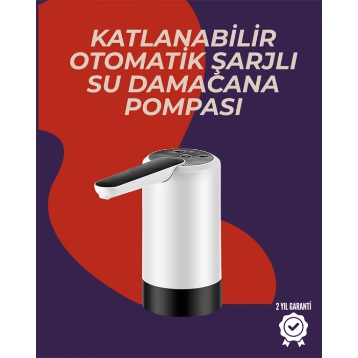Şarjlı Daana Su Pompası Otomatik Ve Taşınabilir