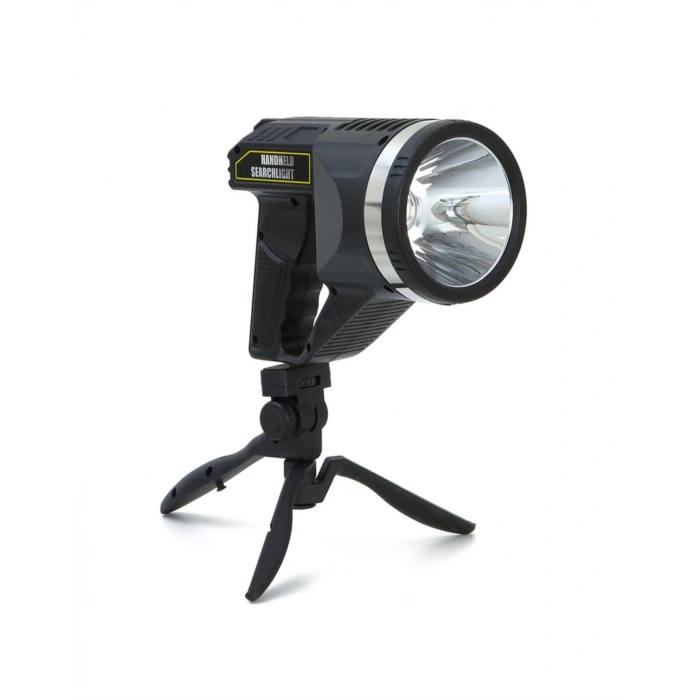 Şarjlı Dev Boy El Feneri Tripod Ayaklı Parlak LED El Lambası Kamp, Av ve Güvenlik İçin İdeal (599)