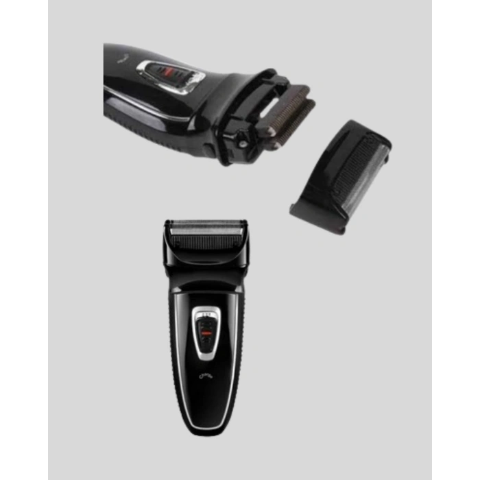Şarjlı Kablosuz Tıraş Makinesi Çift Başlık Kuru Tıraş Ergonomik Taşınabilir