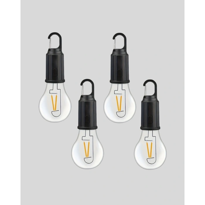 Şarjlı Kancalı Led Lamba – Kamp, Balkon Ve Acil Durum Işığı